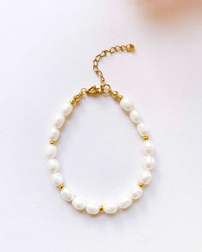 Pulsera perlas naturales cultivadas