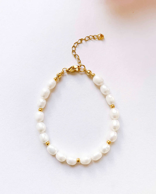 Pulsera perlas naturales cultivadas