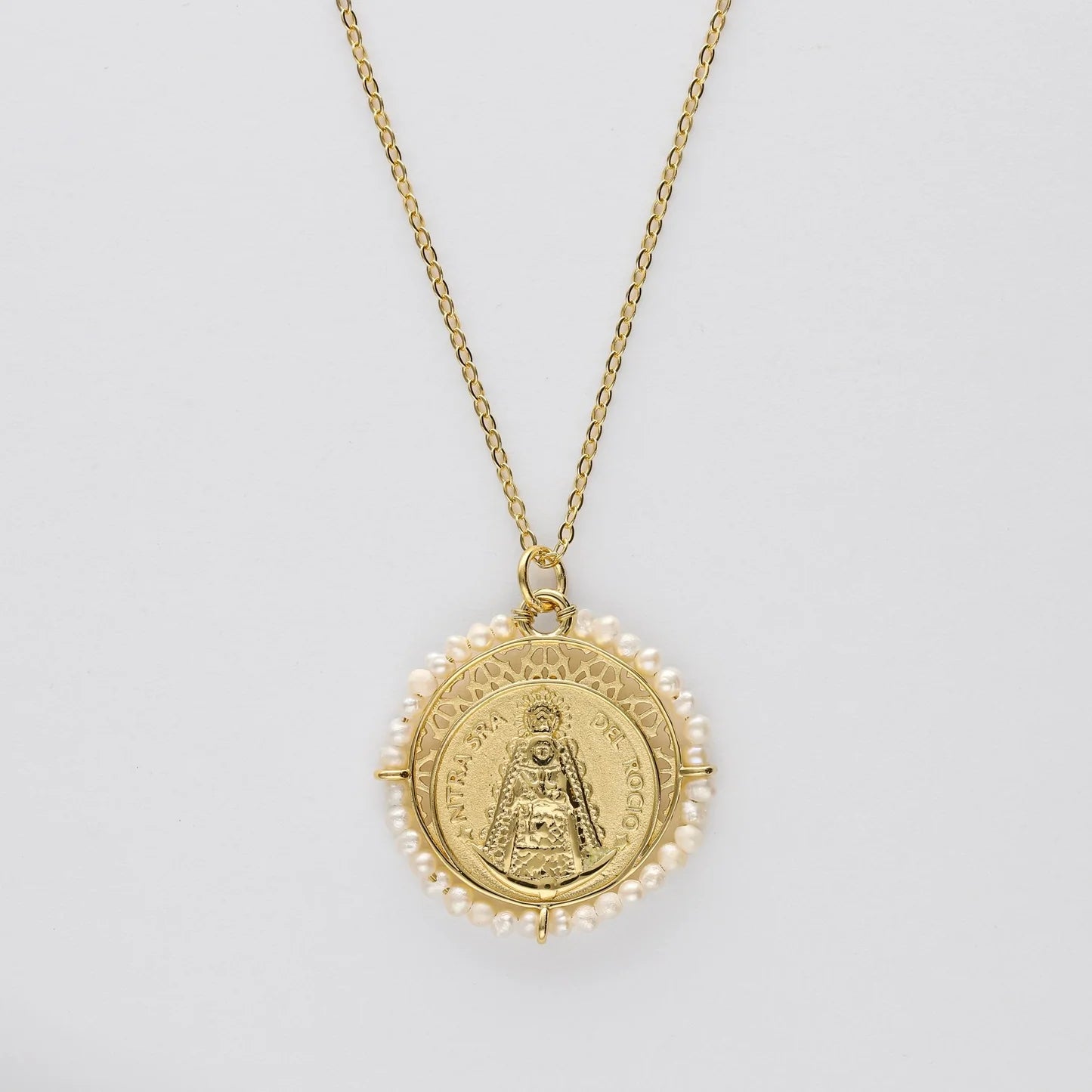 Collar Virgen del Rocío Perlas