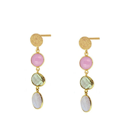 Pendientes Formentera (Elige tu color) Plata de Ley