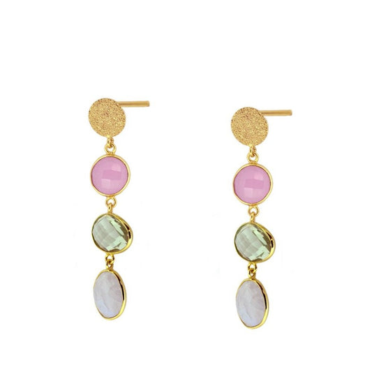 Pendientes Formentera (Elige tu color) Plata de Ley