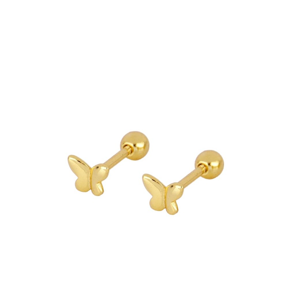 Piercing Mini Mariposa Plata de Ley
