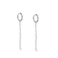 Pendientes Cascata Perlas Plata de Ley