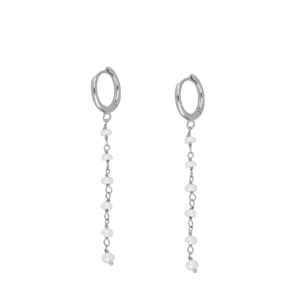 Pendientes Cascata Perlas Plata de Ley