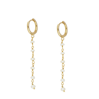 Pendientes Cascata Perlas Plata de Ley