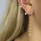 Pendientes Cascata Perlas Plata de Ley