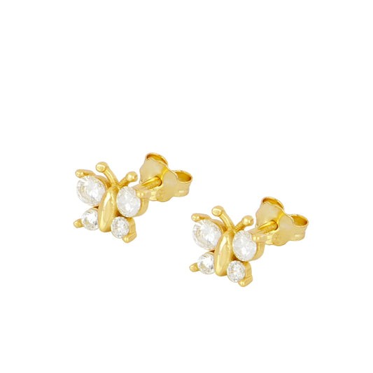 Pendientes Mariposa Plata de Ley Plata de Ley