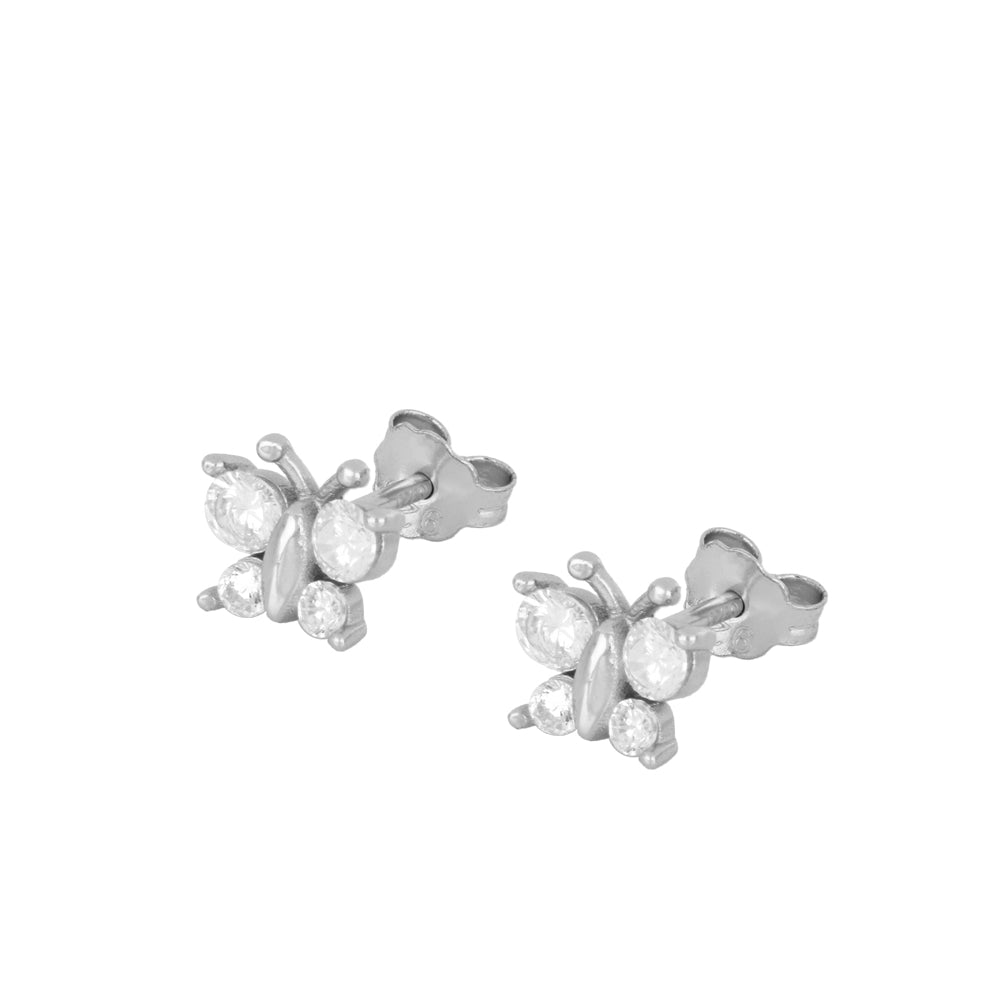 Pendientes Mariposa Plata de Ley Plata de Ley