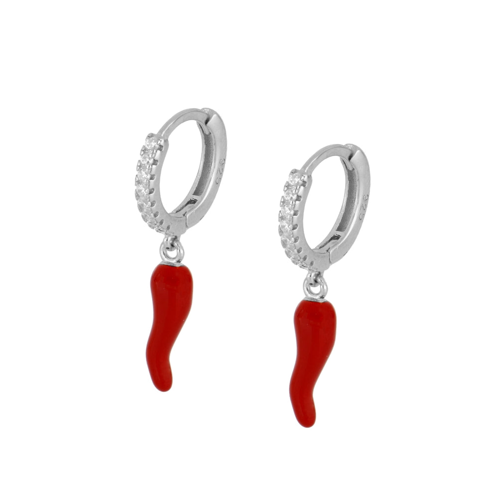 Pendientes Pimiento Plata de Ley