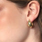 Pendientes Gota Plata de ley / Baño de oro 18k