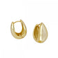 Pendientes Gota Plata de ley / Baño de oro 18k