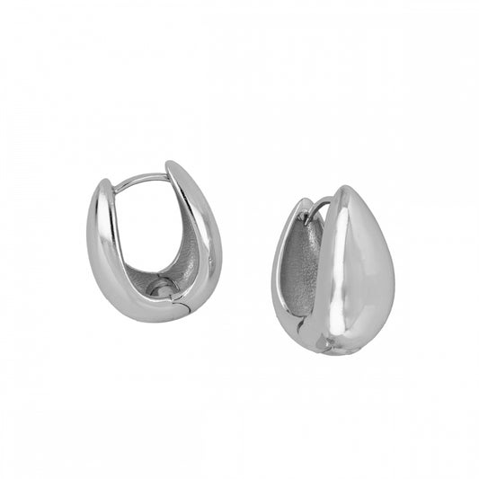 Pendientes Gota Plata de ley / Baño de oro 18k