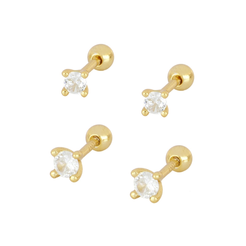 Piercing Circonita Plata de Ley