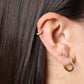 Pendientes Corazón Circonitas Plata de Ley