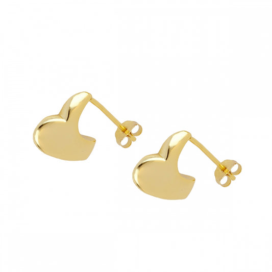 Pendientes Mini Corazón Plata de Ley