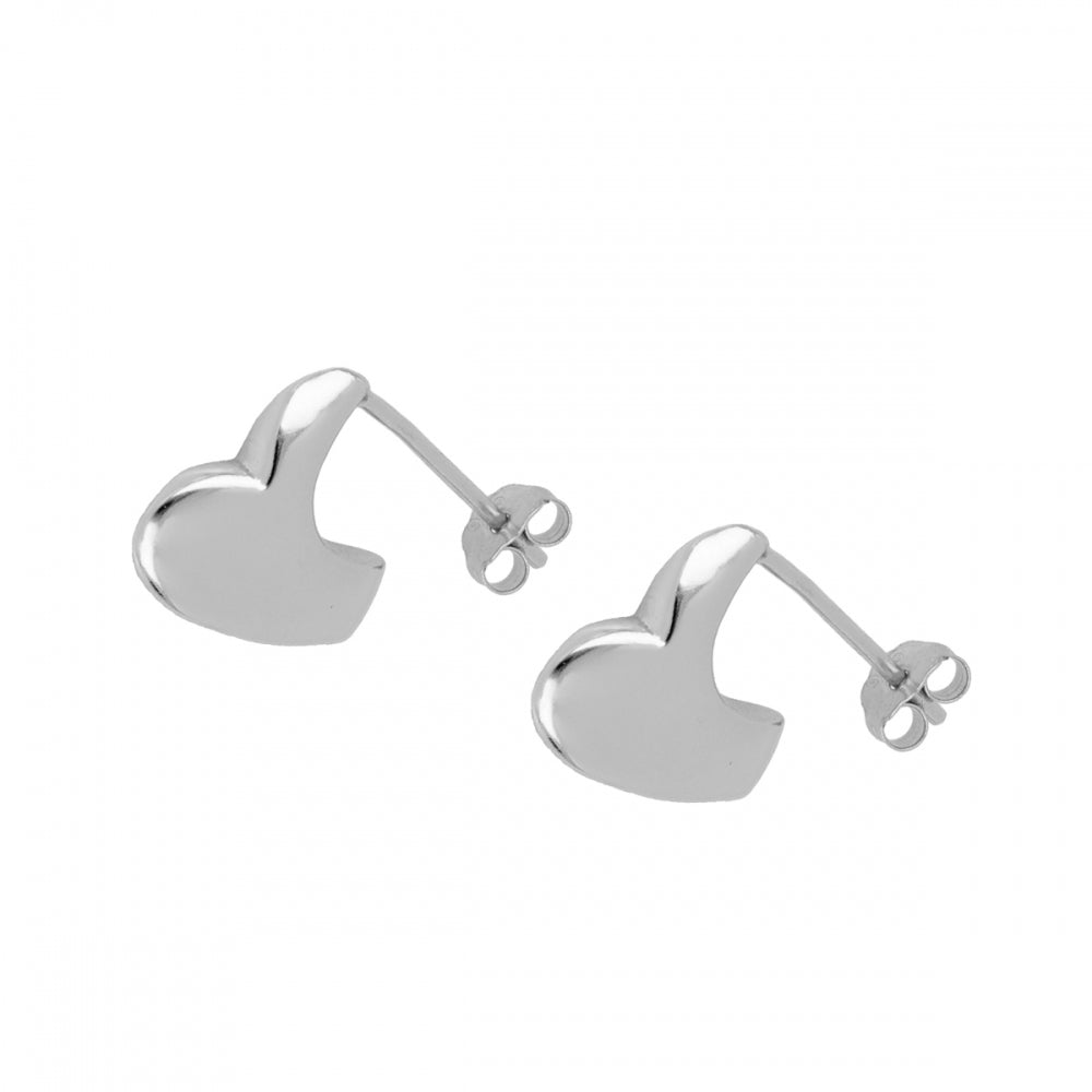 Pendientes Mini Corazón Plata de Ley
