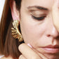 Pendientes Hoja Acero Inoxidable