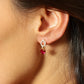 Pendientes Gala Plata de ley / Baño de oro 18k