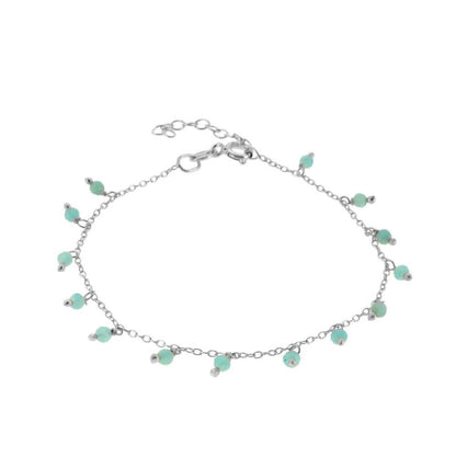 Pulsera Anna Amazonita Plata de Ley