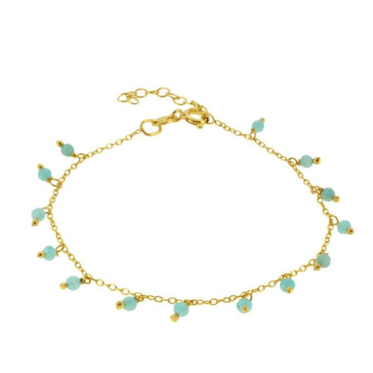 Pulsera Anna Amazonita Plata de Ley