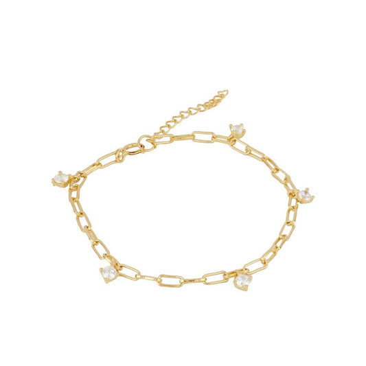 Pulsera Shine Gold Plata de Ley