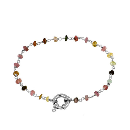 Pulsera Nápoles Turmalina Plata de Ley