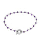 Pulsera Bali Amatista Plata de Ley