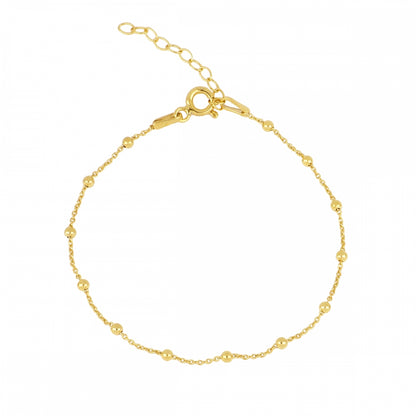 Pulsera Bolitas Basic Plata de Ley