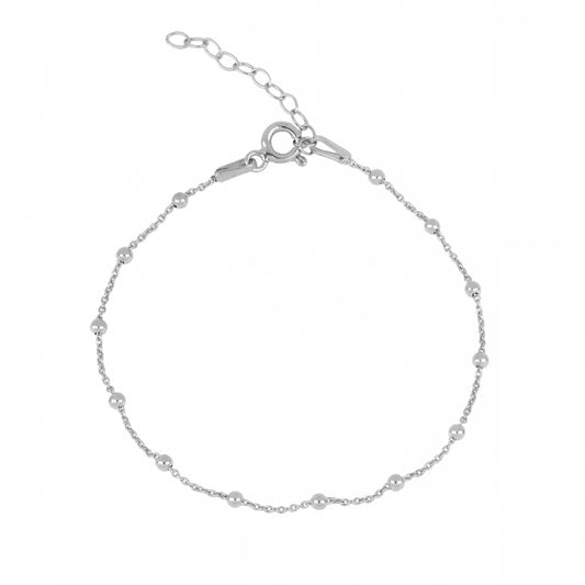 Pulsera Bolitas Basic Plata de Ley