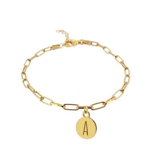 pulsera letra inicial