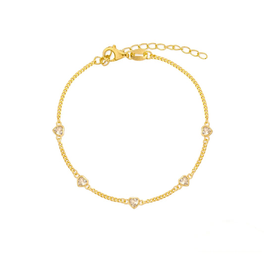 Pulsera Corazones Amore Mio