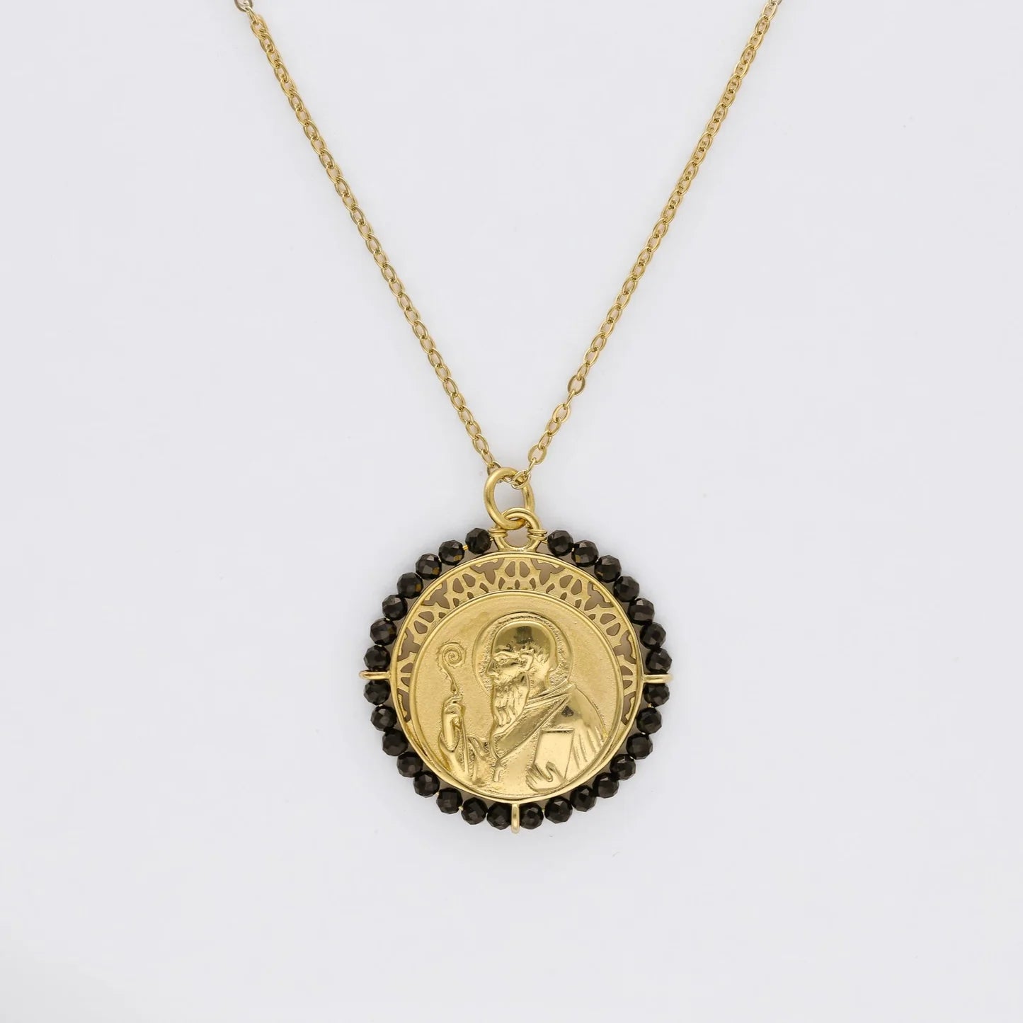 Collar Medalla San Benito